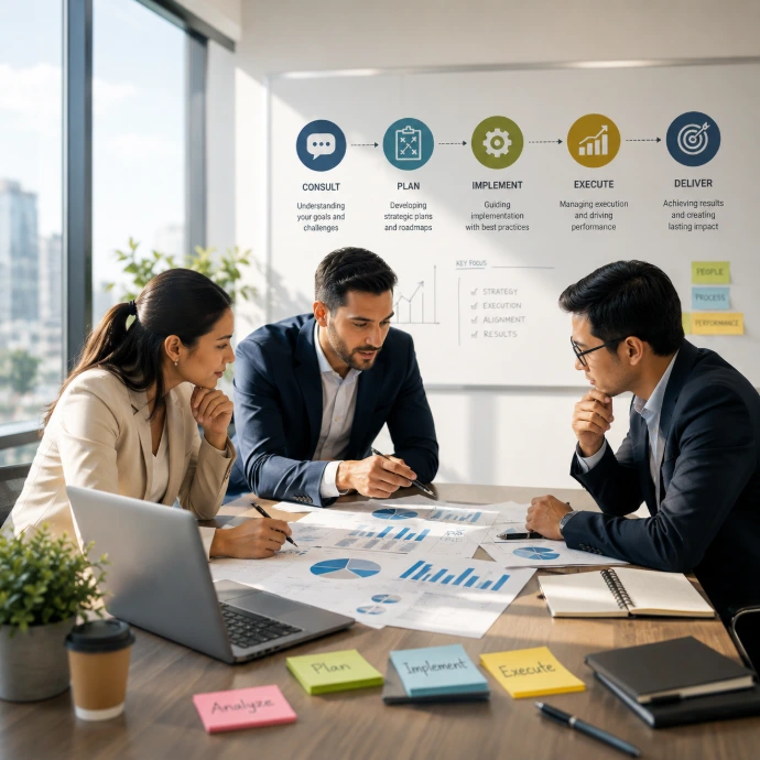 Business consulting and ecosystem implementation support
